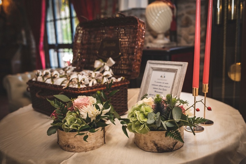 decorazioni floreali fiori matrimonio green Foligno